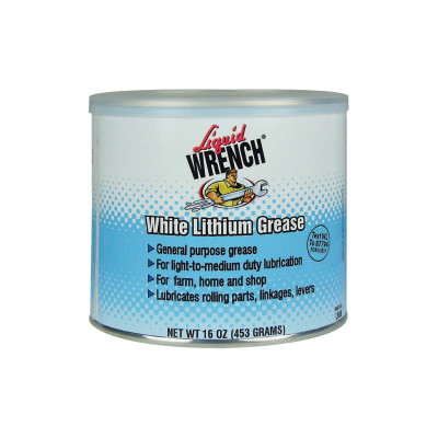 LIQUID WRENCH WHITE LITHIUM GREASE 16OZ-BLUMENTHAL BRAN-615-L666
