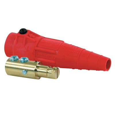 CONNECTOR BLACK MALE 2-2/0-COOPER CROUSE-H-627-E-Z1018-8350