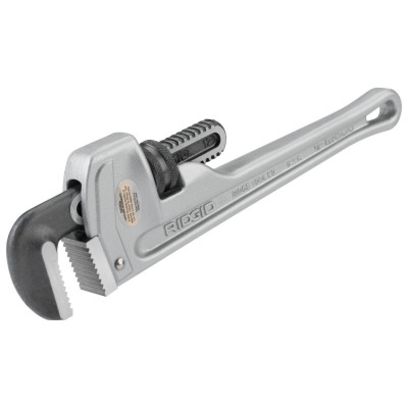812 12" ALUMINUM STRAIGHT PIPE WRENCH-RIDGID TOOL*632-632-47057