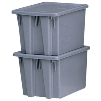 1.3CU.FT. PALLETOTE BOXGRAY  19-1/-RUBBERMAID*640*-640-FG172100GRAY