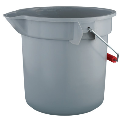 14QT BRUTE BUCKET-RUBBERMAID*640*-640-FG261400GRAY