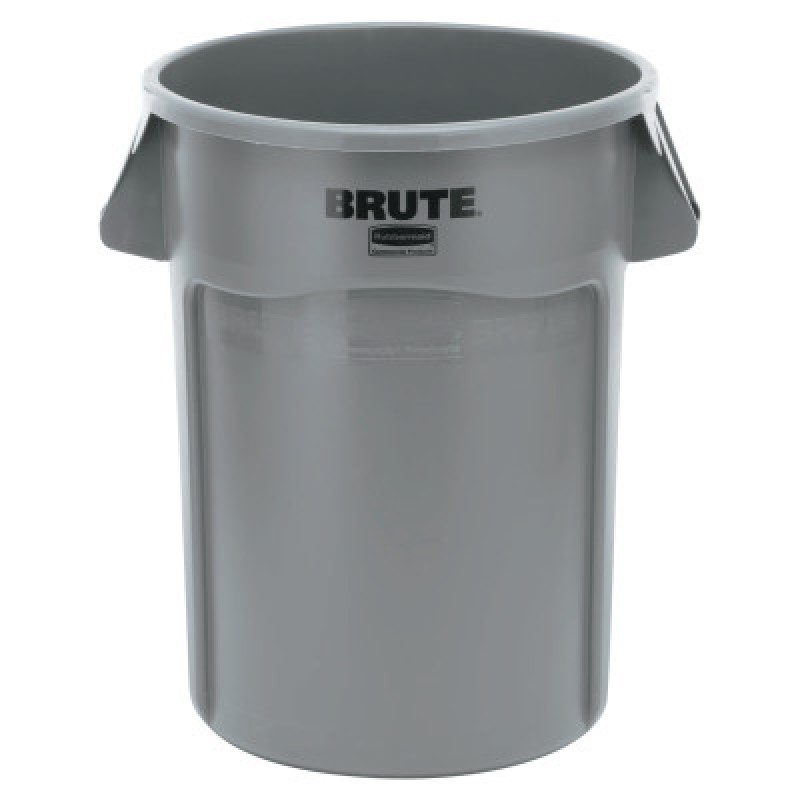 GRAY BRUTE 44 GALLON CAPACITY UTILITY CONTAINER-RUBBERMAID*640*-640-FG264360GRAY