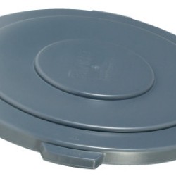 LID FOR 55GAL BRUTE CONTAINER GRAY-RUBBERMAID*640*-640-FG265400GRAY