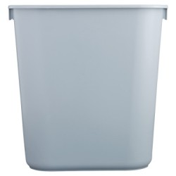 13-5/8-QT SMALL RECT. WASTE BASKET-RUBBERMAID*640*-640-FG295500GRAY