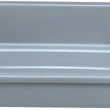 DUR-X BUS/UTILITY BOX4.6GAL CAP.-RUBBERMAID*640*-640-FG334900GRAY