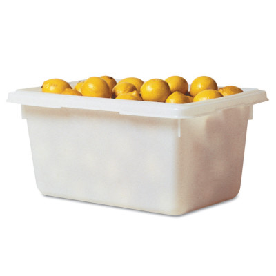 12-1/2 U.S. GAL. "DUR-X"WHITE FOOD/TOTE B-RUBBERMAID*640*-640-FG350000WHT