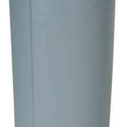 21GAL WASTE RECEPTACLE GRAY HALF ROUND-RUBBERMAID*640*-640-FG352000GRAY