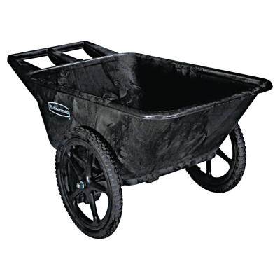 7.5 CF BIG WHEEL CAR-RUBBERMAID*640*-640-FG564200BLA