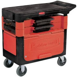 TRADES CART W/ CABIN-RUBBERMAID*640*-640-FG618088BLA