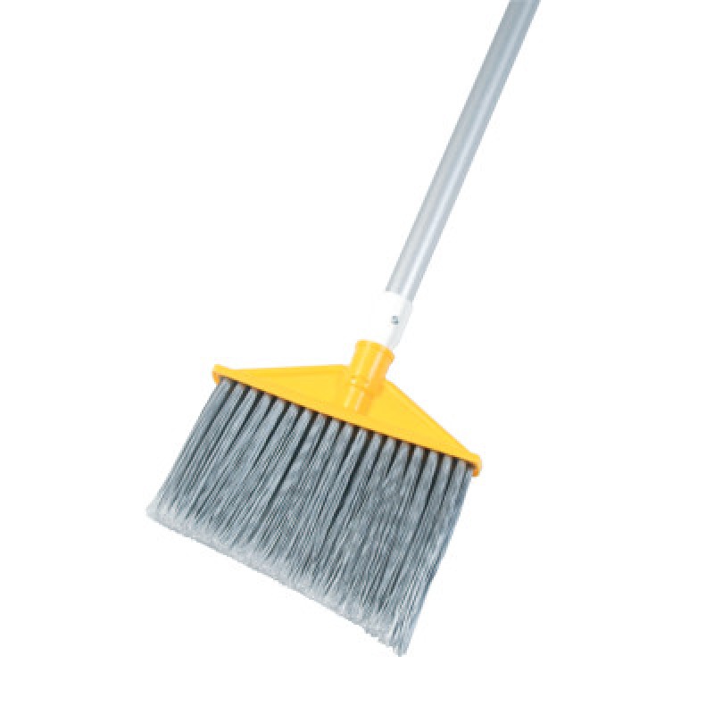 BRUTE FLAGGED BROOM-POLYFILL GRAY-RUBBERMAID*640*-640-FG638500GRAY