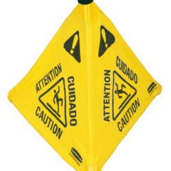 FLOOR SAFETY SIGN-RUBBERMAID*640*-640-FG9S0000YEL