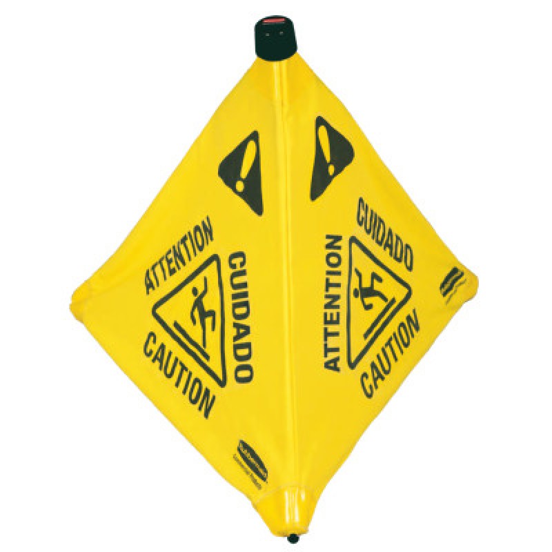 FLOOR SAFETY SIGN-RUBBERMAID*640*-640-FG9S0000YEL