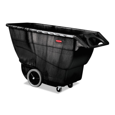 1 CUBIC YARD HEAVY DUTYTILT TRUCK BLACK-RUBBERMAID*640*-640-FG9T1600BLA