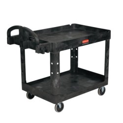 HEAVY DUTY UTILITY CART500 LB LOAD CAPACITY-RUBBERMAID*640*-640-FG452089BLA