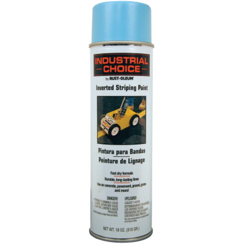 BLUE STRIPING SPRAY PAINT 18 OZ FL WT-RUST-OLEUM CORP-647-1627838