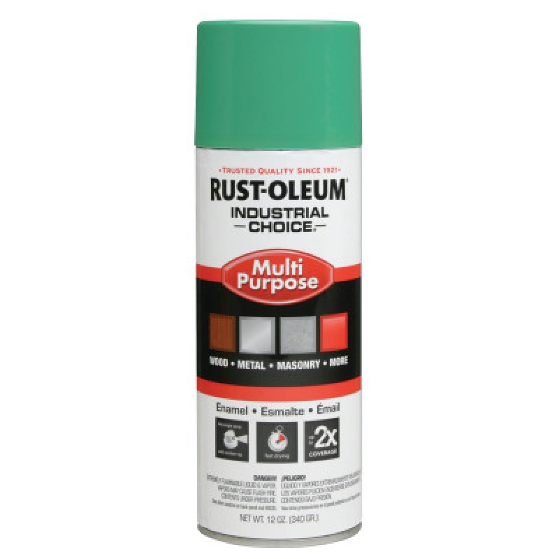 SAFETY GREEN IND. CHOICEPAINT 12OZ.FILL WT.-RUST-OLEUM CORP-647-1633830