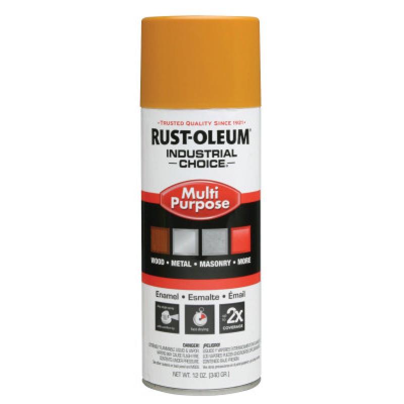 SCHOOL BUS YELLOW IND. CHOICE PAINT 12OZ.FIL-RUST-OLEUM CORP-647-1643830