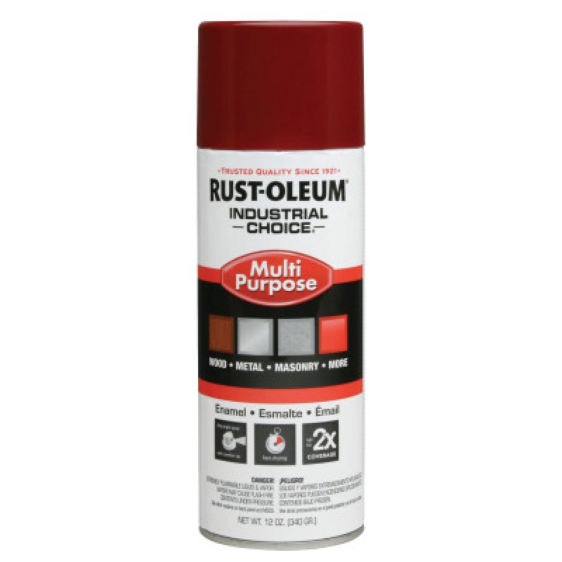 CHERRY RED IND. CHOICE PAINT 12OZ. FILL WT.-RUST-OLEUM CORP-647-1664830