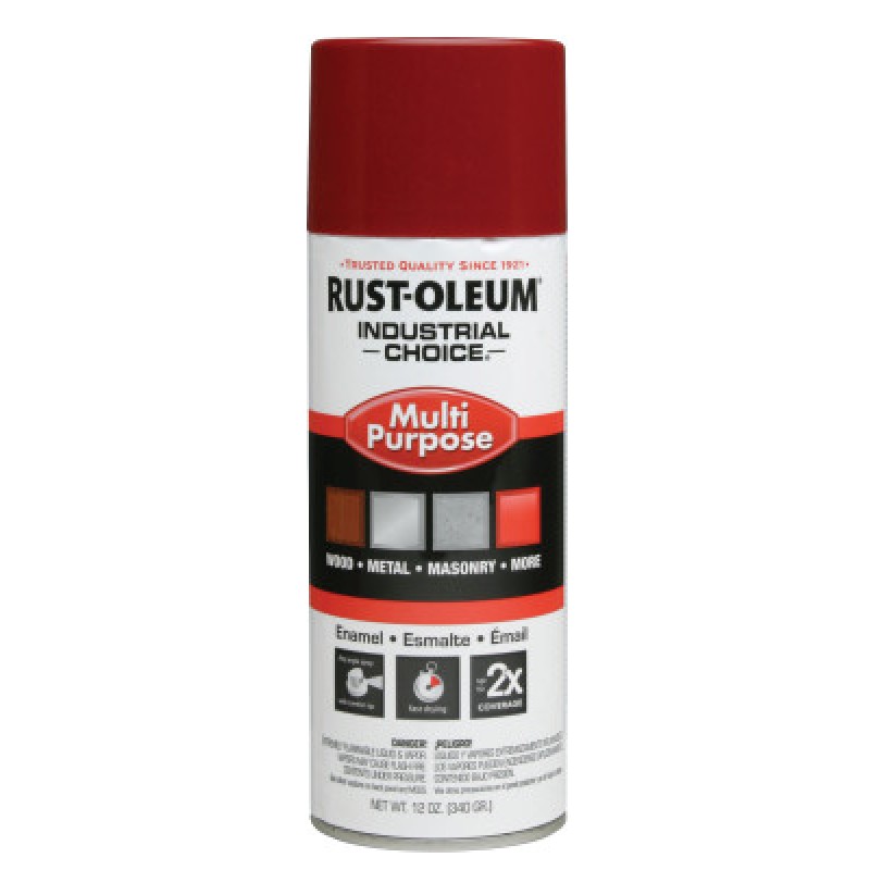 BANNER RED IND. CHOICE PAINT 12OZ. FILL WT.-RUST-OLEUM CORP-647-1666830