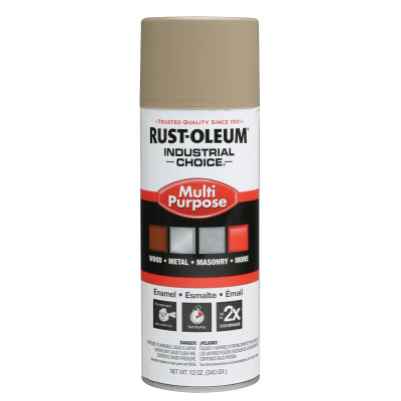 BEIGE INDUSTRIAL CHOICEPAINT 12OZ. FIL.WT.-RUST-OLEUM CORP-647-1671830
