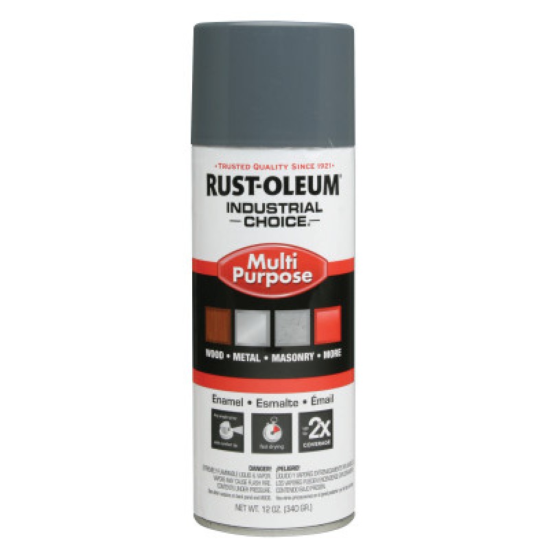 UNIVERSAL GRAY IND.CHOICE PAINT 12OZ. F. WT-RUST-OLEUM CORP-647-1686830