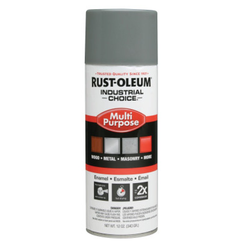 SMOKE GRAY IND. CHOICE PAINT 12OZ. FIL.WT.-RUST-OLEUM CORP-647-1688830