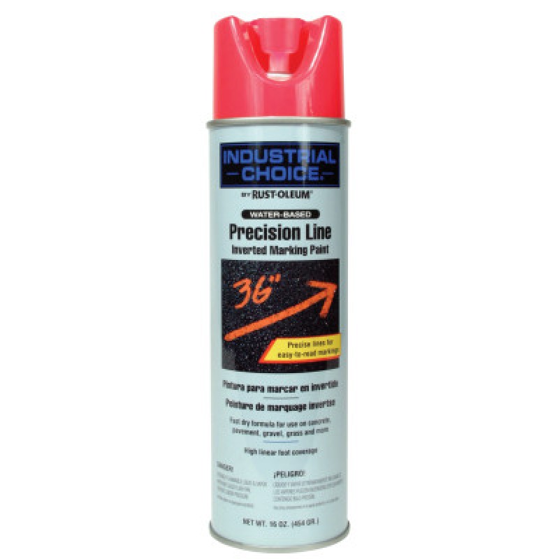 FLOR. PINK W/B MARKING SPRAY PAINT 17 FL OZ-RUST-OLEUM CORP-647-1861838