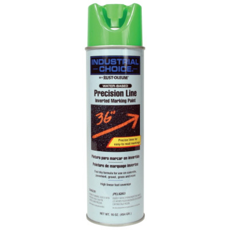FLOR. GREEN W/B MARKINGSPR. PAINT 17 FL OZ-RUST-OLEUM CORP-647-203032