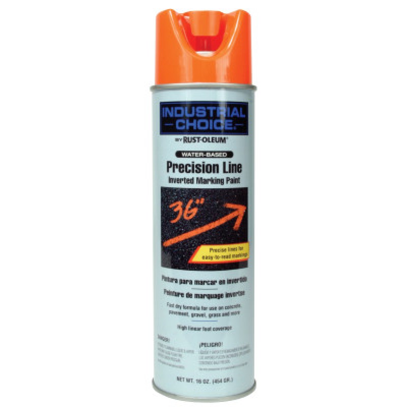 17-OZ. GLOSS FLUORESCENTORANGE WATER BASED-RUST-OLEUM CORP-647-203036