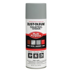 INDUSTRIAL CHOICE 1600 ENAMEL AEROSOL 61 LT GRAY-RUST-OLEUM CORP-647-214645