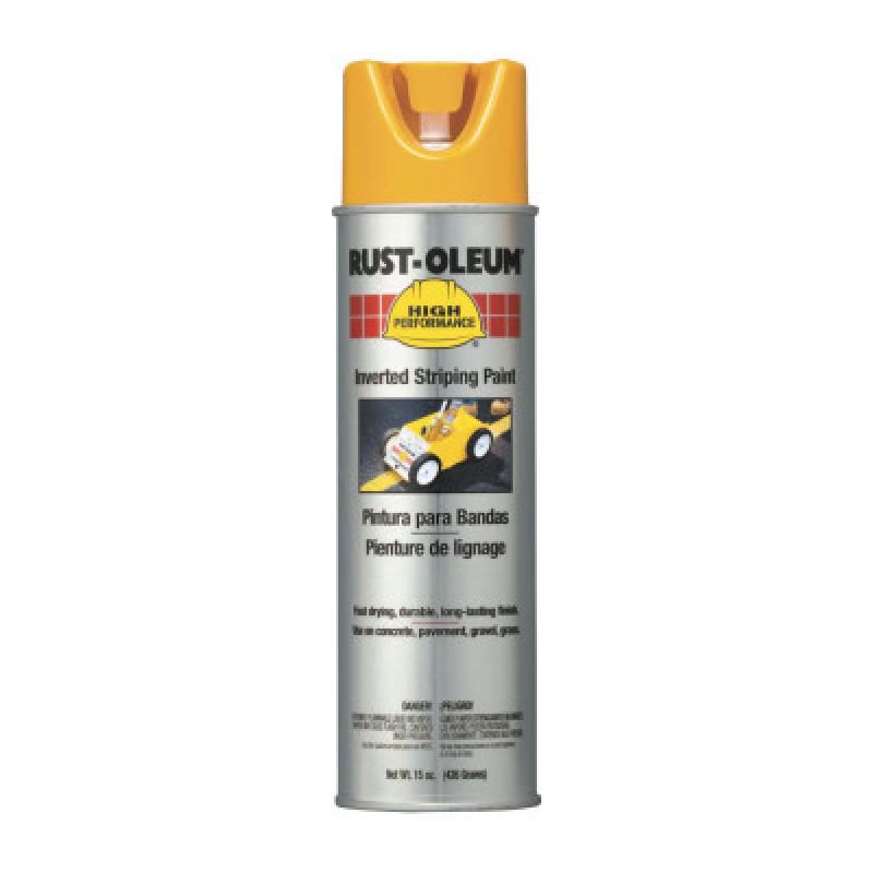 18-OZ YELLOW STRIPING PAINT-RUST-OLEUM CORP-647-2348838