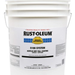 HIGH PERF 5100 SYSTEM DRY FALL COATING WHT 5-GAL-RUST-OLEUM CORP-647-251280