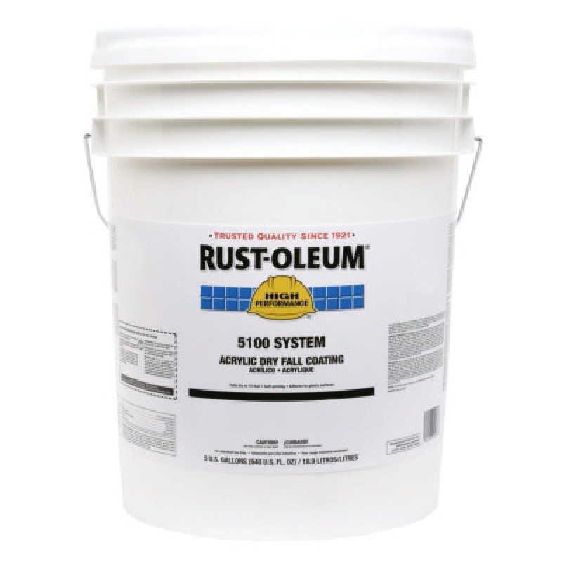 HIGH PERF 5100 SYSTEM DRY FALL COATING WHT 5-GAL-RUST-OLEUM CORP-647-251280