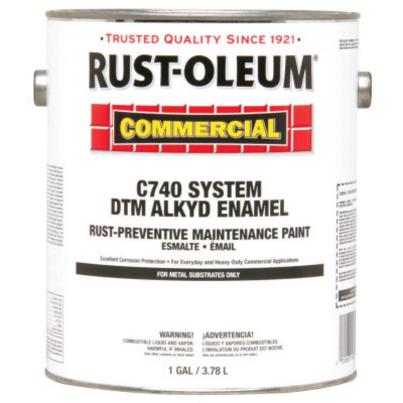 COMMERCIAL C740 SYSTEM <400 VOC DTM ALKYD ENAMEL-RUST-OLEUM CORP-647-255558