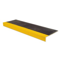 SAFESTEP MED GRIT STEP COVERS BLK/YLW 36X10-RUST-OLEUM CORP-647-292461