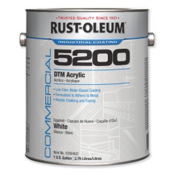 FLAT WHITE HIGH-PERFORMANCE ACRYLIC WAT-RUST-OLEUM CORP-647-5290402