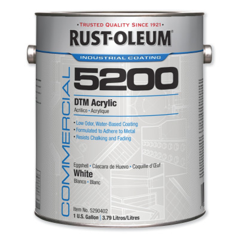 FLAT WHITE HIGH-PERFORMANCE ACRYLIC WAT-RUST-OLEUM CORP-647-5290402
