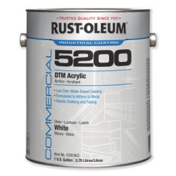 WHITE HIGH-PERFORMANCE ACRYLIC WAT-RUST-OLEUM CORP-647-5292402