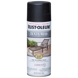 STOP RUST TEXTUREDBLACKSPRAY PAINT 12 OZ-RUST-OLEUM CORP-647-7220830