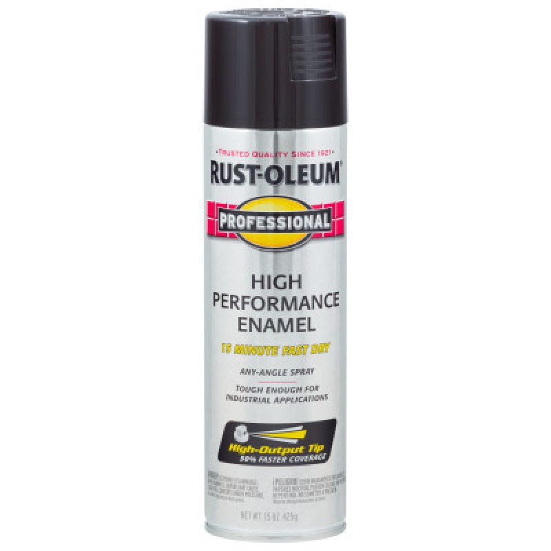 PROFESSIONAL ENAMEL SP GLOSS SAFETY YLW 15 OZ.-RUST-OLEUM CORP-647-7543838