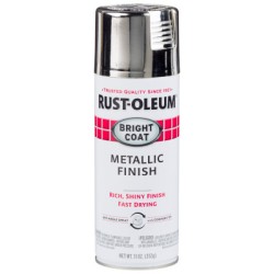 CHROME METALLIC BRIGHT COAT PAINT 11OZ. F.WT-RUST-OLEUM CORP-647-7718830