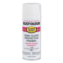 STOPS RUST SPRAY GLOSS WHITE 12 OZ.-RUST-OLEUM CORP-647-7792830