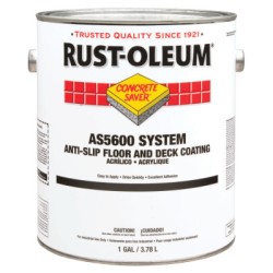 AS5600 ANTI-SLIP FLR/DECK COAT 1 GL ACRY SAFE YE-RUST-OLEUM CORP-647-261175