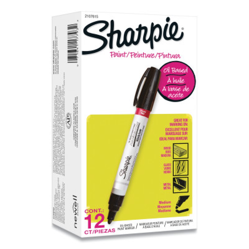 SHARPIE PAINT MEDIUM BLACK OS-SANFORD LP-652-2107615