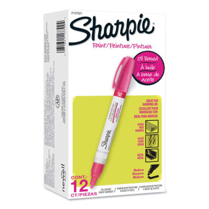 SHARPIE PAINT MEDIUM PINK OS-SANFORD LP-652-2107621