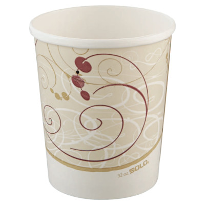SOLO SYMPHONY FOOD CONTAINER 32 OZ (CA/500)-ESSENDANT-670-H4325SYM