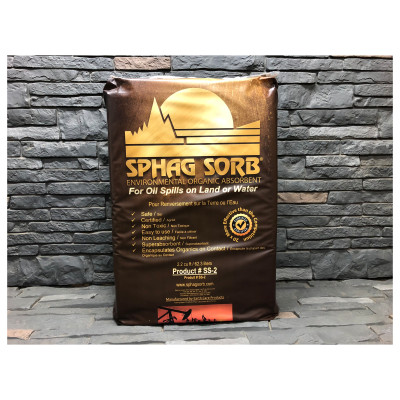 2 CU. FT INDUSTRAL ABSORBENT-SPHAG SORB***67-671-SS-2-60