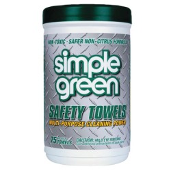 MULTI PURPOSE SAFETY TOWELS (75/PAIL)-SIMPLE GREEN-676-3810000613351