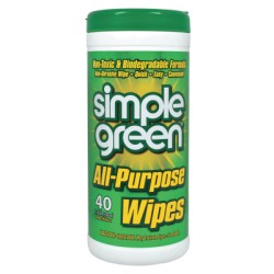 SIMPLE GREEN ALL PURPOSEWIPES 40 CT-SIMPLE GREEN-676-3810001213312