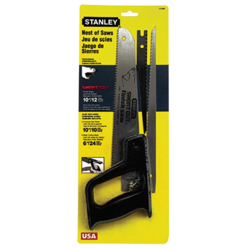 STANLEY 3-BLADE NEST-OF-SAWS-STANLEY-PROTO *-680-15-090